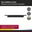 LED-Lightbar 'Veya Lensia' mattschwarz 2700 K 10 W 550 lm