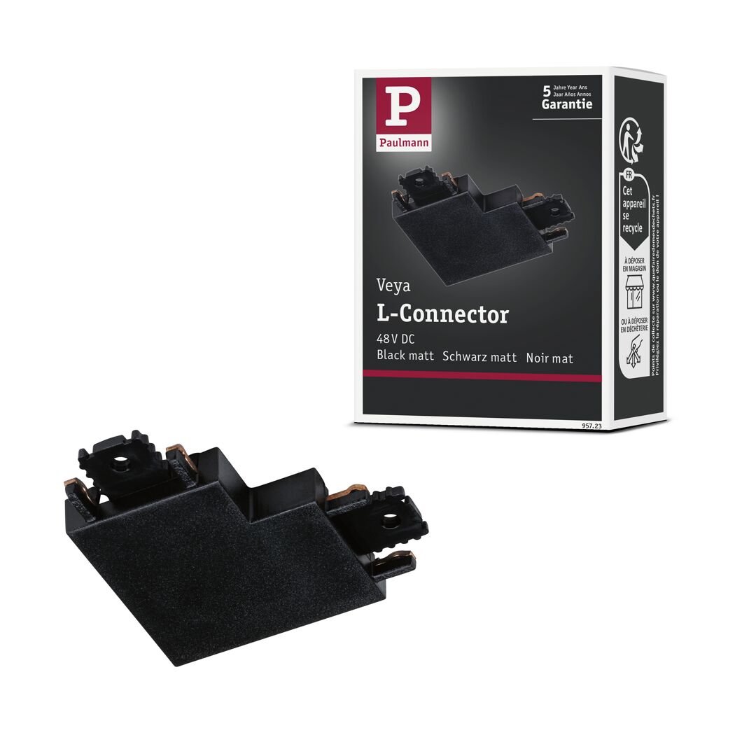 L-Verbinder 'Veya' schwarz