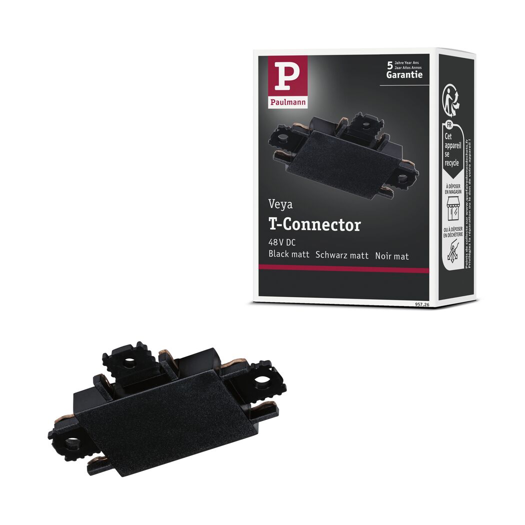 T-Verbinder 'Veya' schwarz