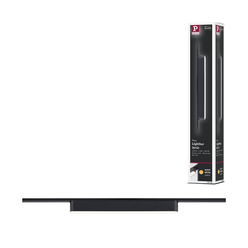 LED-Lightbar 'Veya Jorin' mattschwarz 3000 K 10 W 750 lm