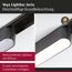 LED-Lightbar 'Veya Jorin' mattschwarz 3000 K 10 W 750 lm