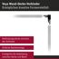 Wand-Decken-Verbinder 'Veya' schwarz