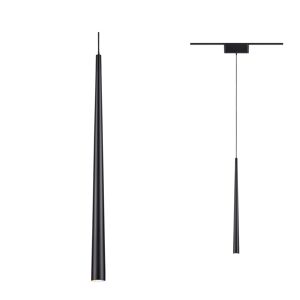 Smart-LED-Pendelleuchte 'Veya Lyren' mattschwarz 2700 K 5,2 W 350 lm