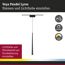 LED-Pendelleuchte 'Veya Lyren' mattschwarz 2700 K 5,2 W 350 lm