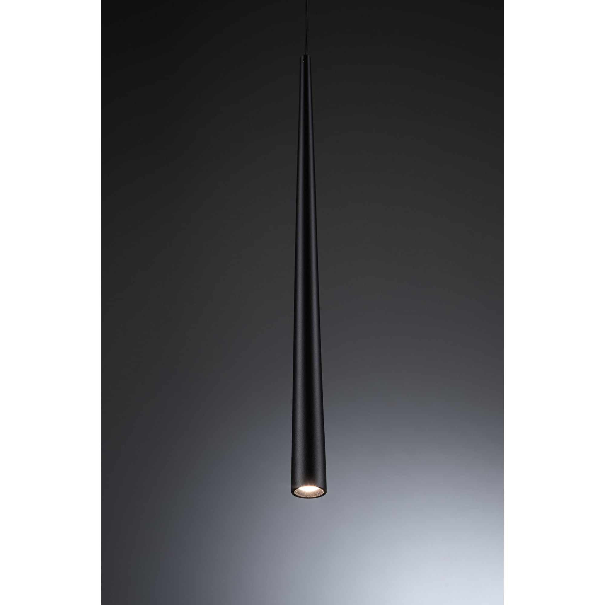 Smart-LED-Pendelleuchte 'Veya Lyren' mattschwarz 3000 K 5 W 440 lm