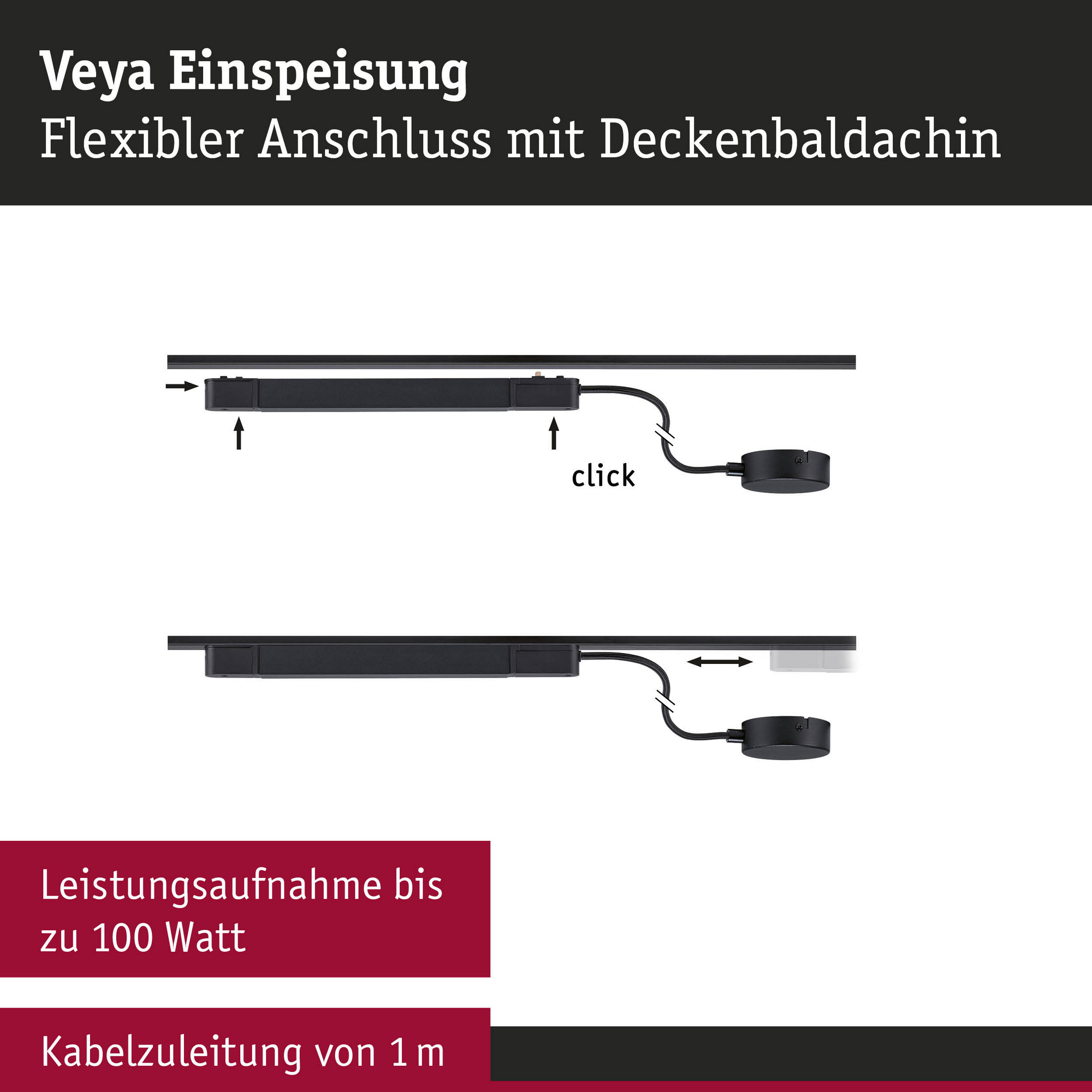 Trafo 'Veya' schwarz 100 VA 230 V