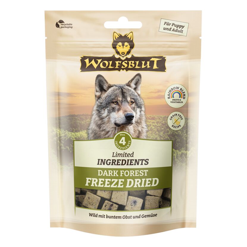 Hundesnack 'Limited Ingredients Freeze Dried Dark Forest' Alle 40 g