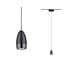 LED-Pendelleuchte 'Veya Lyros' mattschwarz 3000 K 5 W 600 lm
