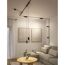 LED-Pendelleuchte 'Veya Lyros' mattschwarz 3000 K 5 W 600 lm