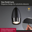 Smart-LED-Pendelleuchte 'Veya Lyros' mattschwarz 3000 K 5 W 600 lm