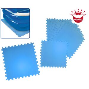 Bodenschutzmatte für Pools 9-teilig Größe je 50 x 0,4 x 50 cm