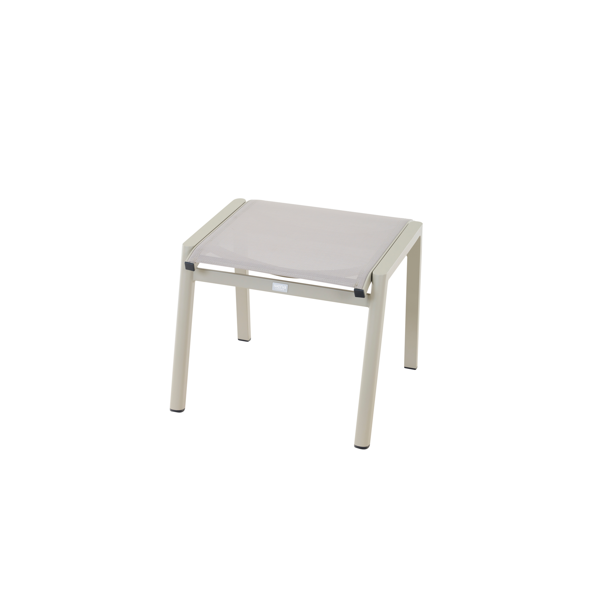 Dining Hocker 'Bologna' matt seidengrau/taupe 54 x 52,5 x 52,5 cm