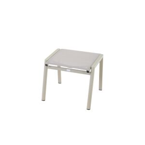 Dining Hocker 'Bologna' matt seidengrau/taupe 54 x 52,5 x 52,5 cm