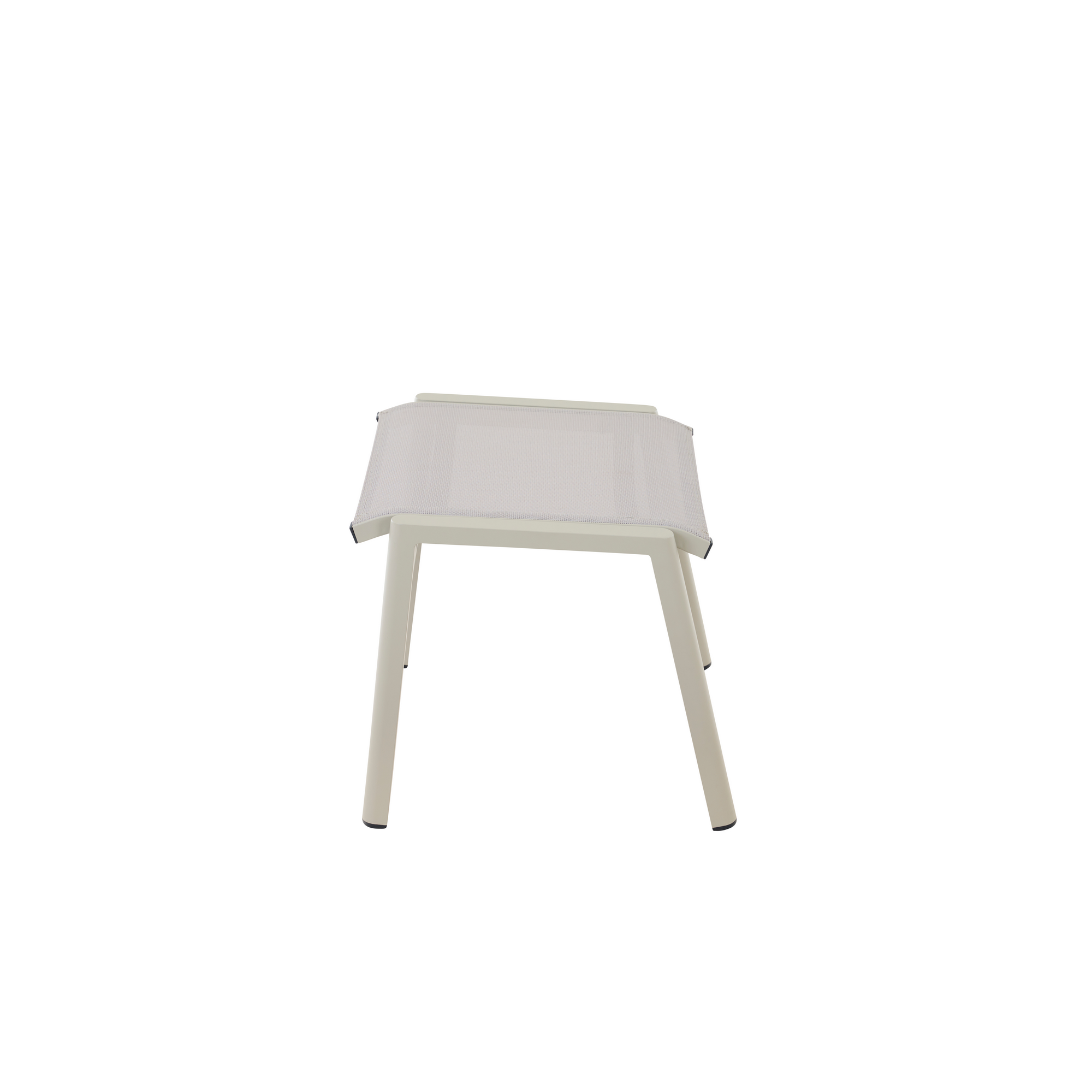 Dining Hocker 'Bologna' matt seidengrau/taupe 54 x 52,5 x 52,5 cm