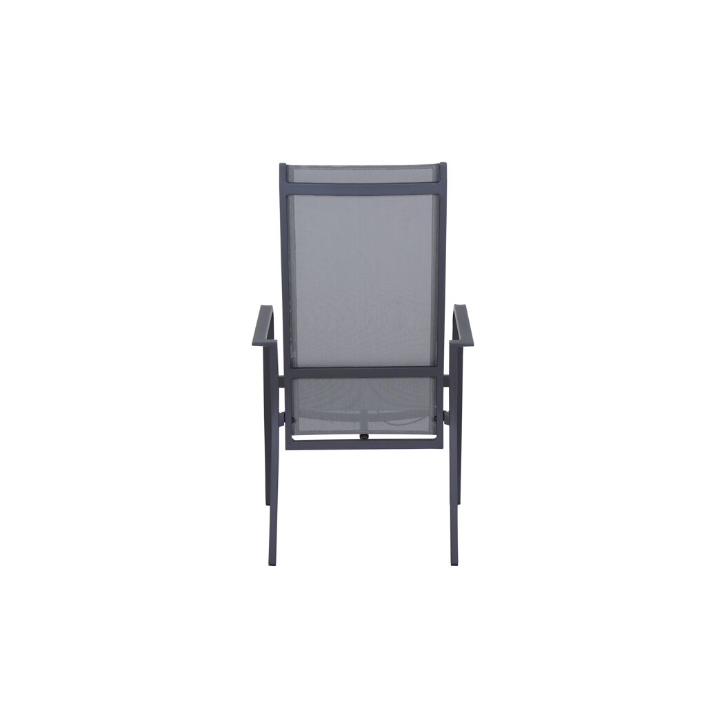 Gartenstuhl 'Carlton' anthrazit 60 x 63 x 63 cm