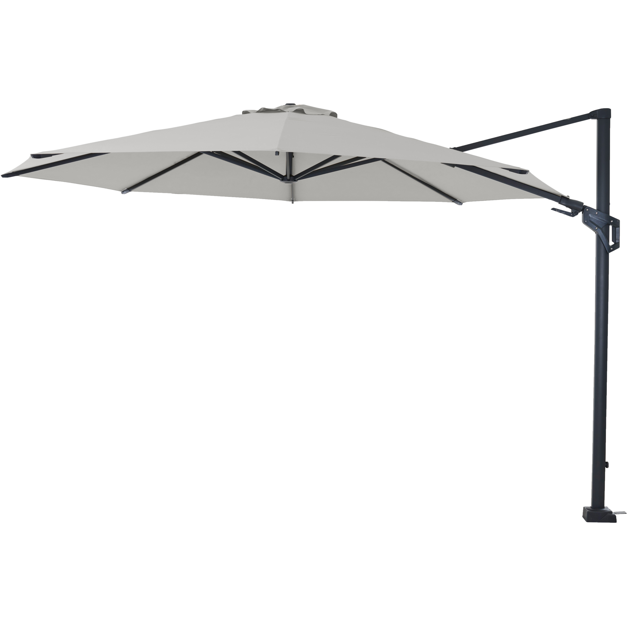 Ampelschirm 'Fagus N+' grau Ø 350 cm