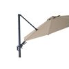 Ampelschirm 'Fagus N+' drehbar/knickbar Ø 350 cm