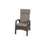 Gartensessel 'Taranto' Aluminium taupe 61 x 74 x 74 cm