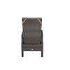 Gartensessel 'Taranto' Aluminium taupe 61 x 74 x 74 cm
