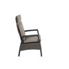 Gartensessel 'Taranto' Aluminium taupe 61 x 74 x 74 cm