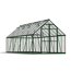 Gewächshaus 'Balance' 244 x 607 cm mit 4 mm Hohlkammerplatten grün