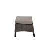 Gartenhocker 'Taranto' Aluminium taupe 50 x 54 x 54 cm