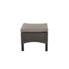 Gartenhocker 'Taranto' Aluminium taupe 50 x 54 x 54 cm