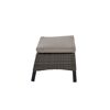 Gartenhocker 'Taranto' Aluminium taupe 50 x 54 x 54 cm