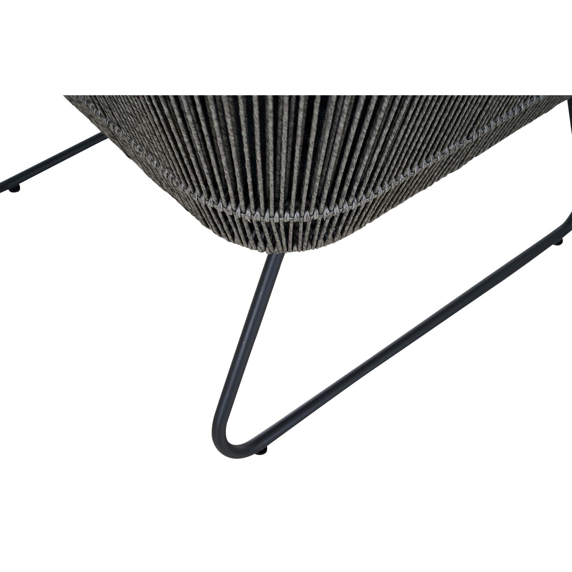 Ecksofa 'Kansas' matt anthrazit/grau 75 x 75 x 75 cm