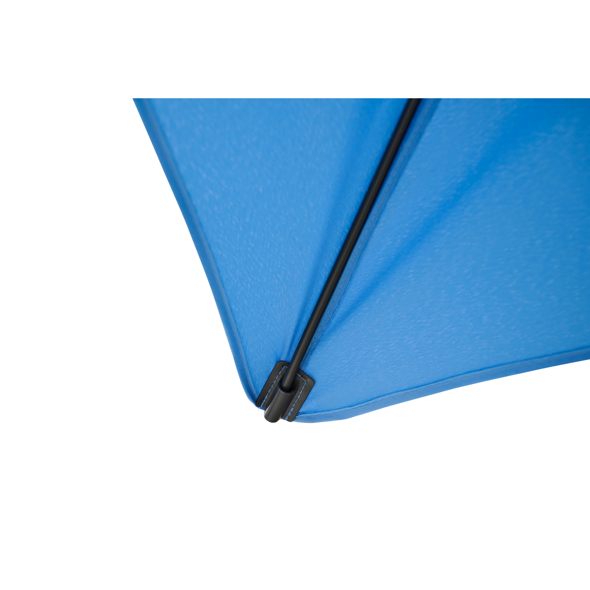 Sonnenschirm 'City Push' blau 180 x 180 cm