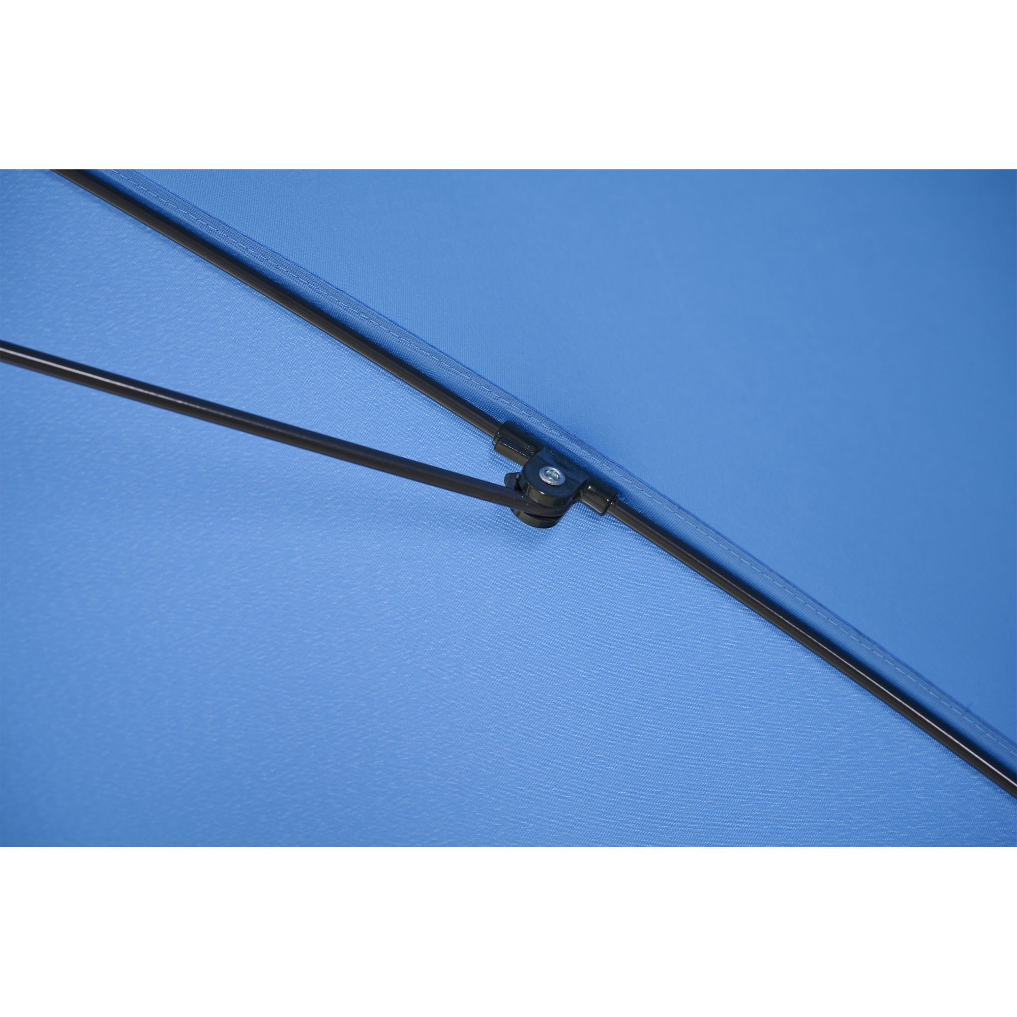 Sonnenschirm 'City Push' blau 180 x 180 cm