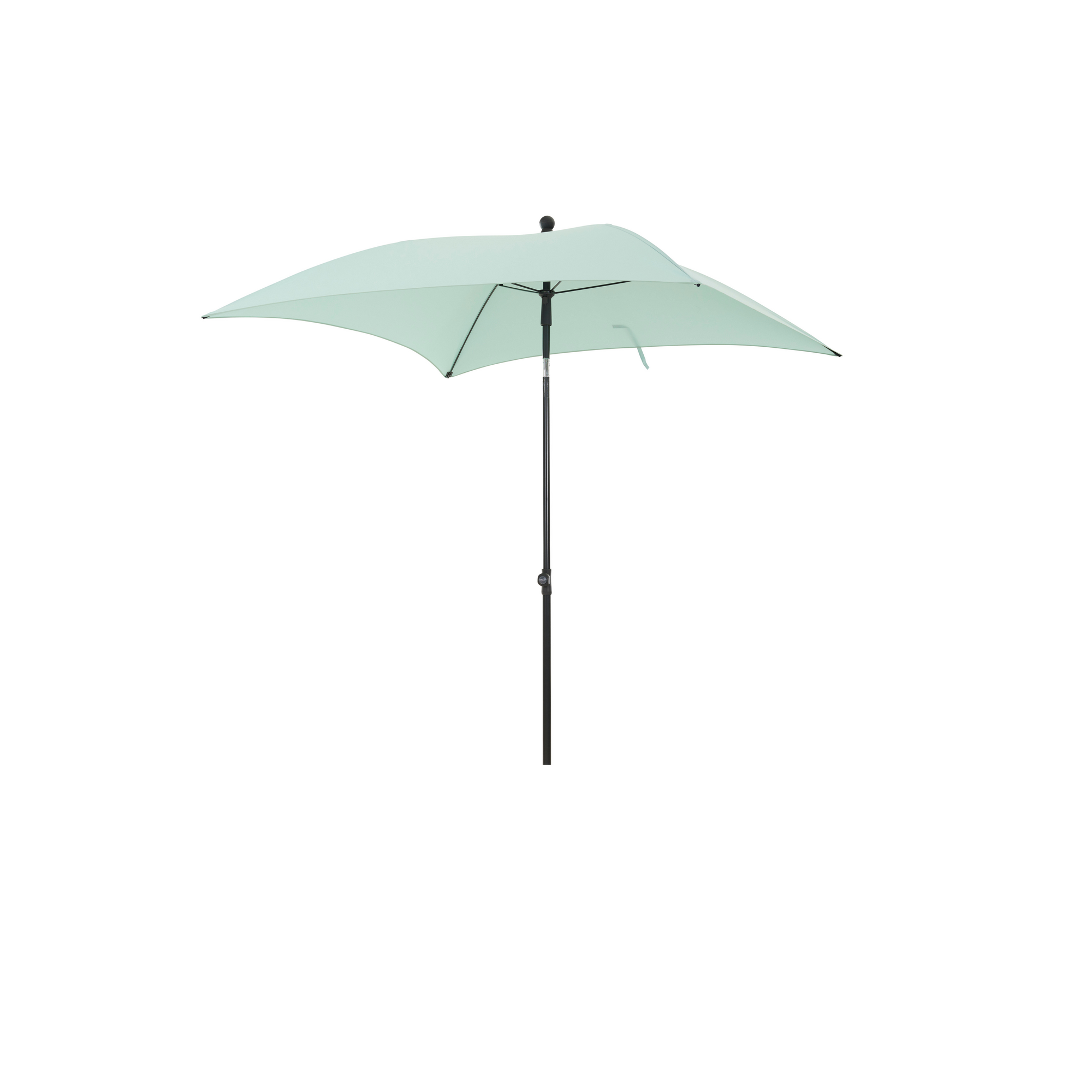 Sonnenschirm 'City Push' nilgrün 180 x 180 cm