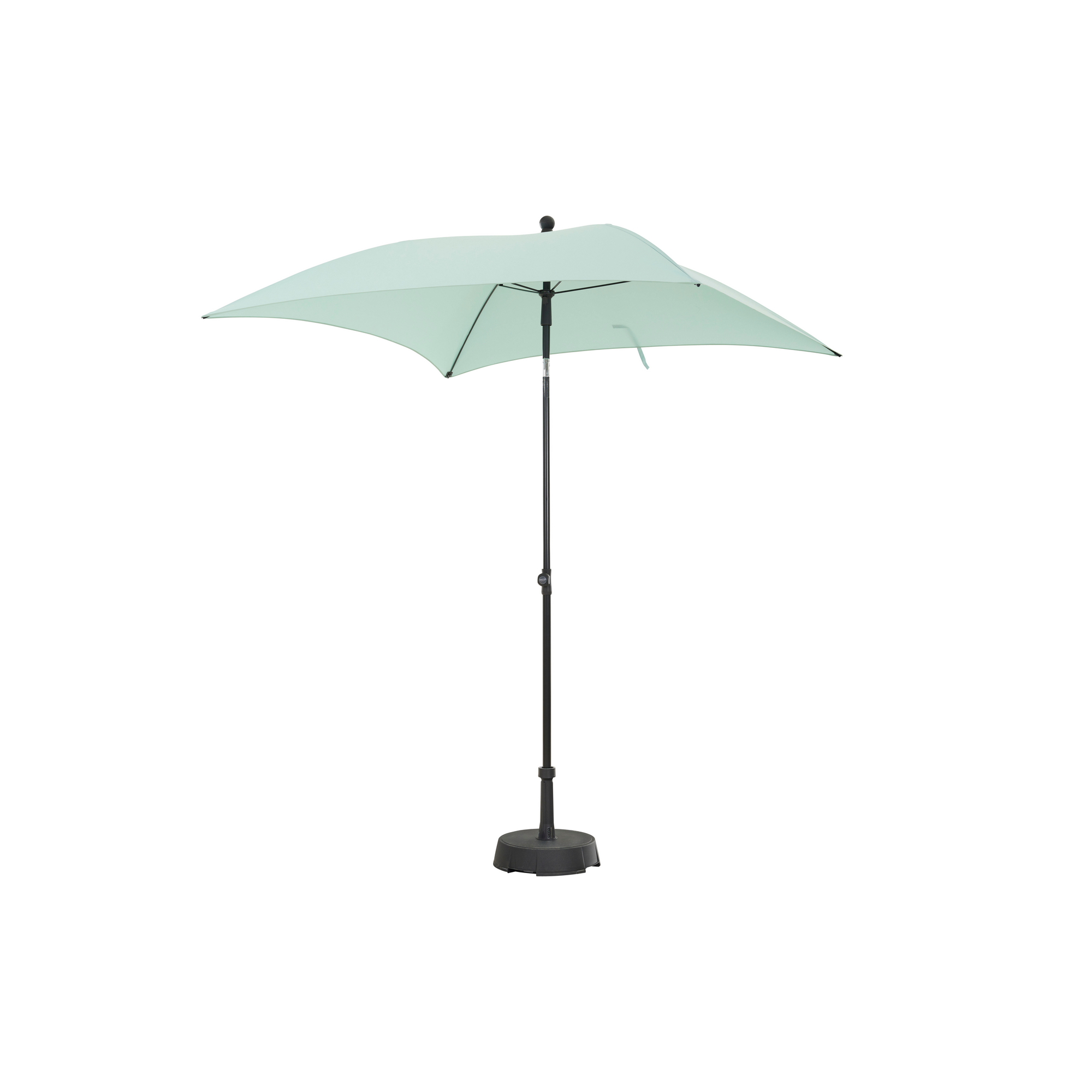 Sonnenschirm 'City Push' nilgrün 180 x 180 cm