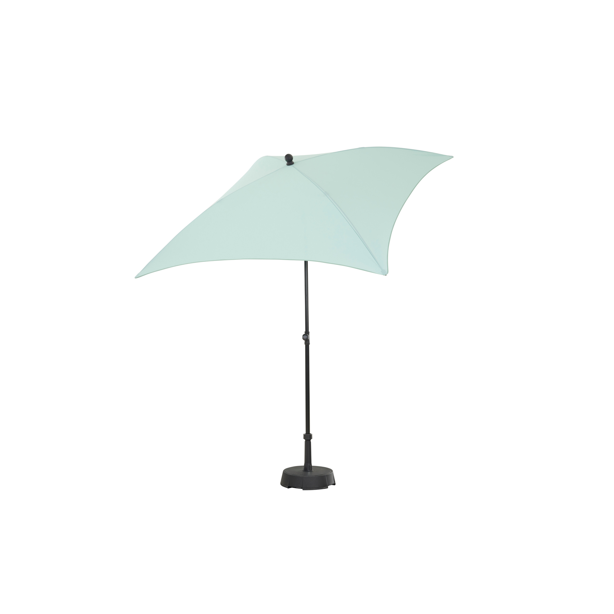 Sonnenschirm 'City Push' nilgrün 180 x 180 cm