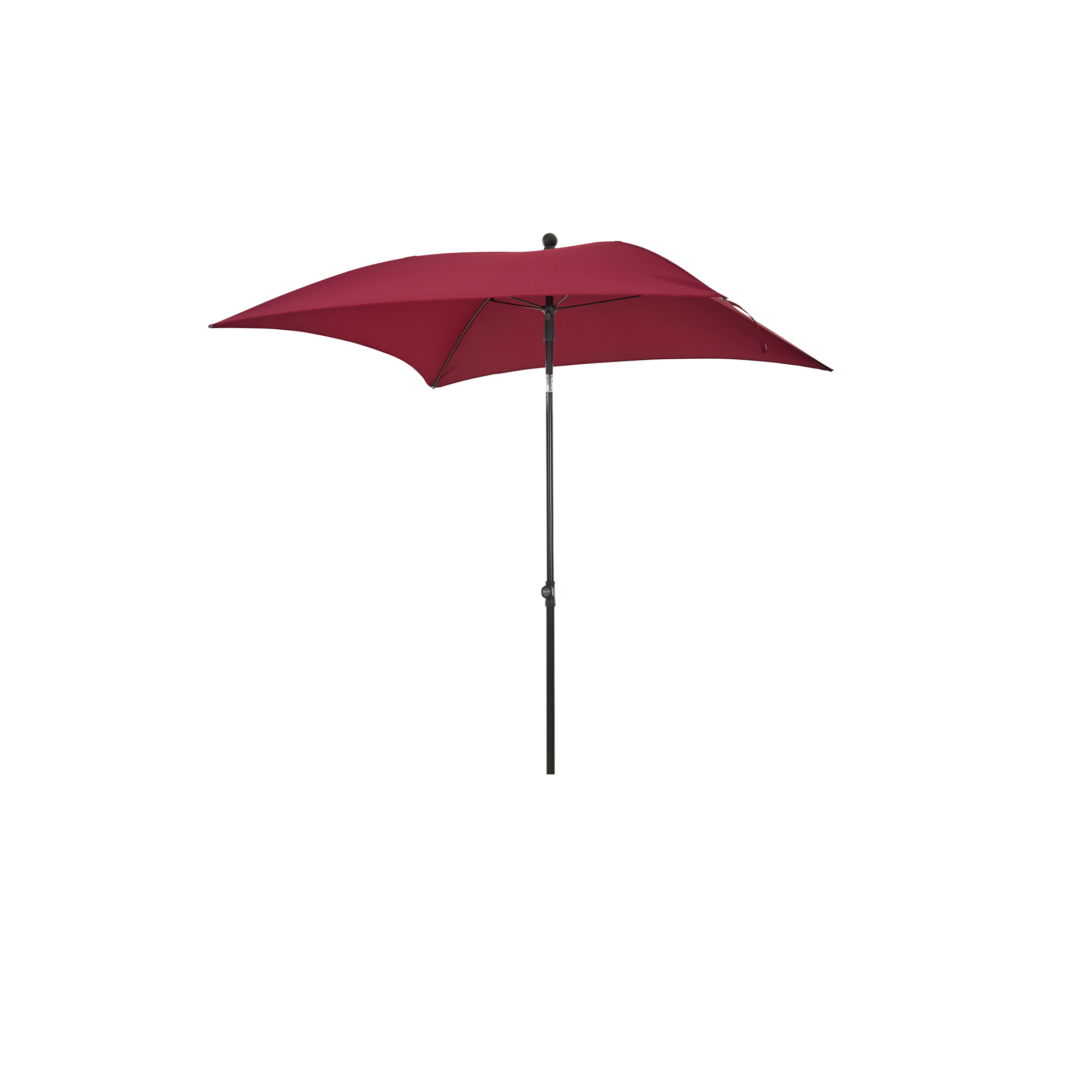 Sonnenschirm 'City Push' plum 180 x 180 cm