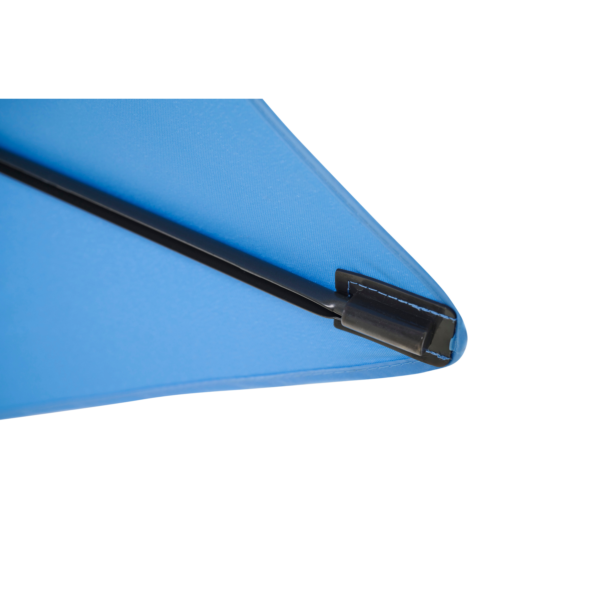 Sonnenschirm 'City Push' blau 210 x 140 cm