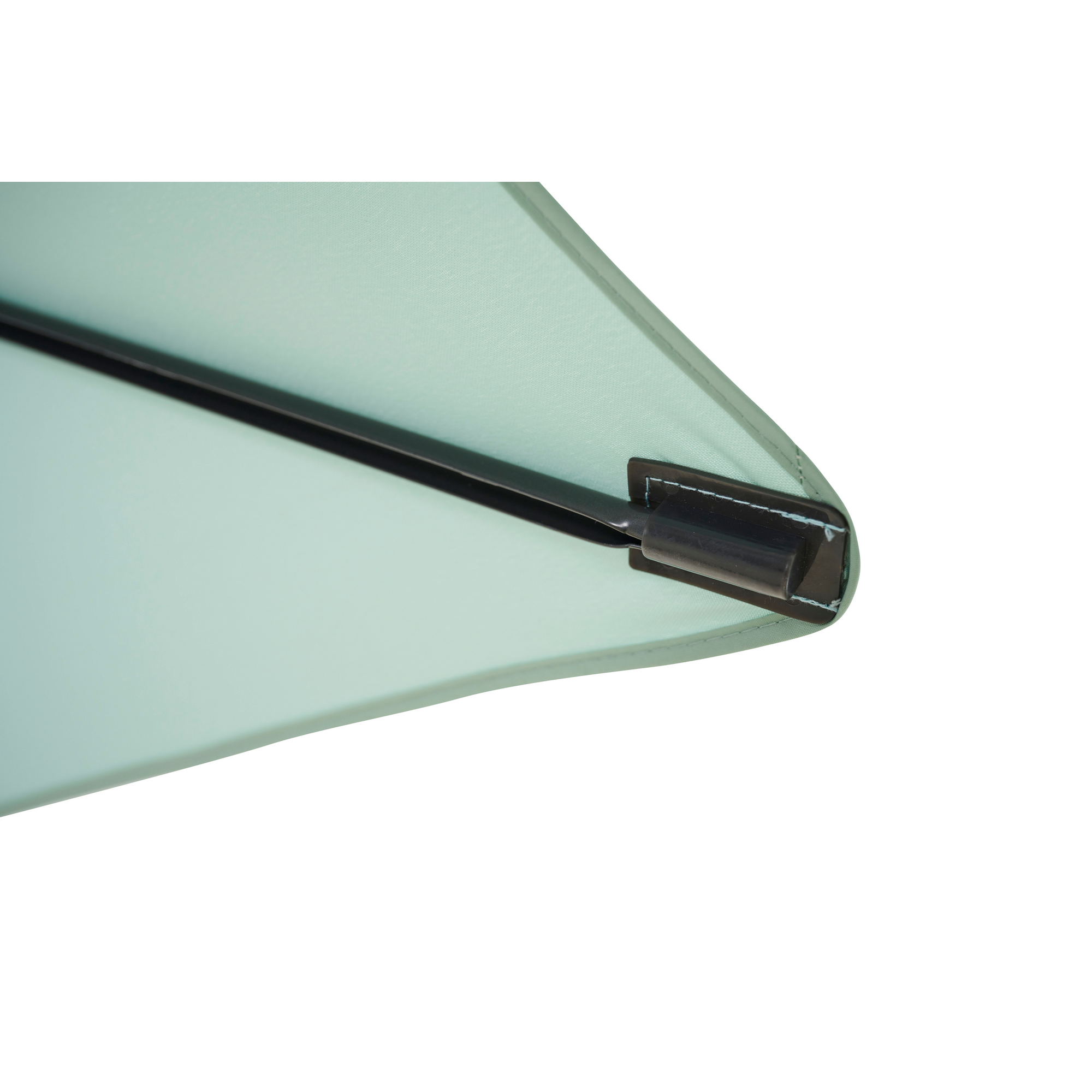 Sonnenschirm 'City Push' nilgrün 210 x 140 cm