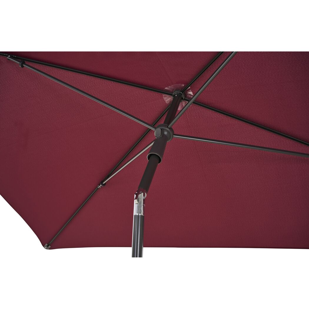 Rechteckschirm 'City Push' knickbar 140 x 210 cm