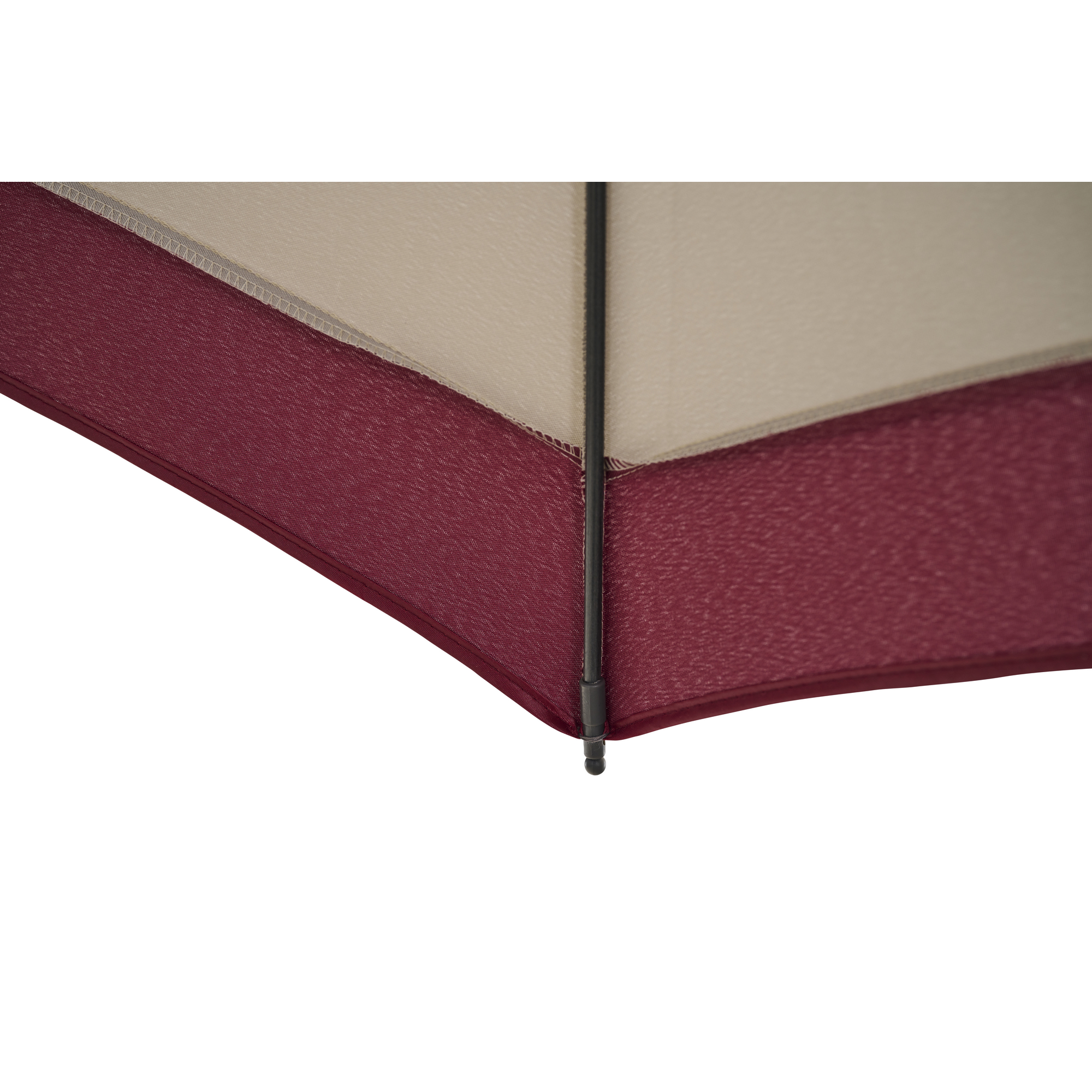 Sonnenschirm 'City Push' beige/plum Ø 180 cm