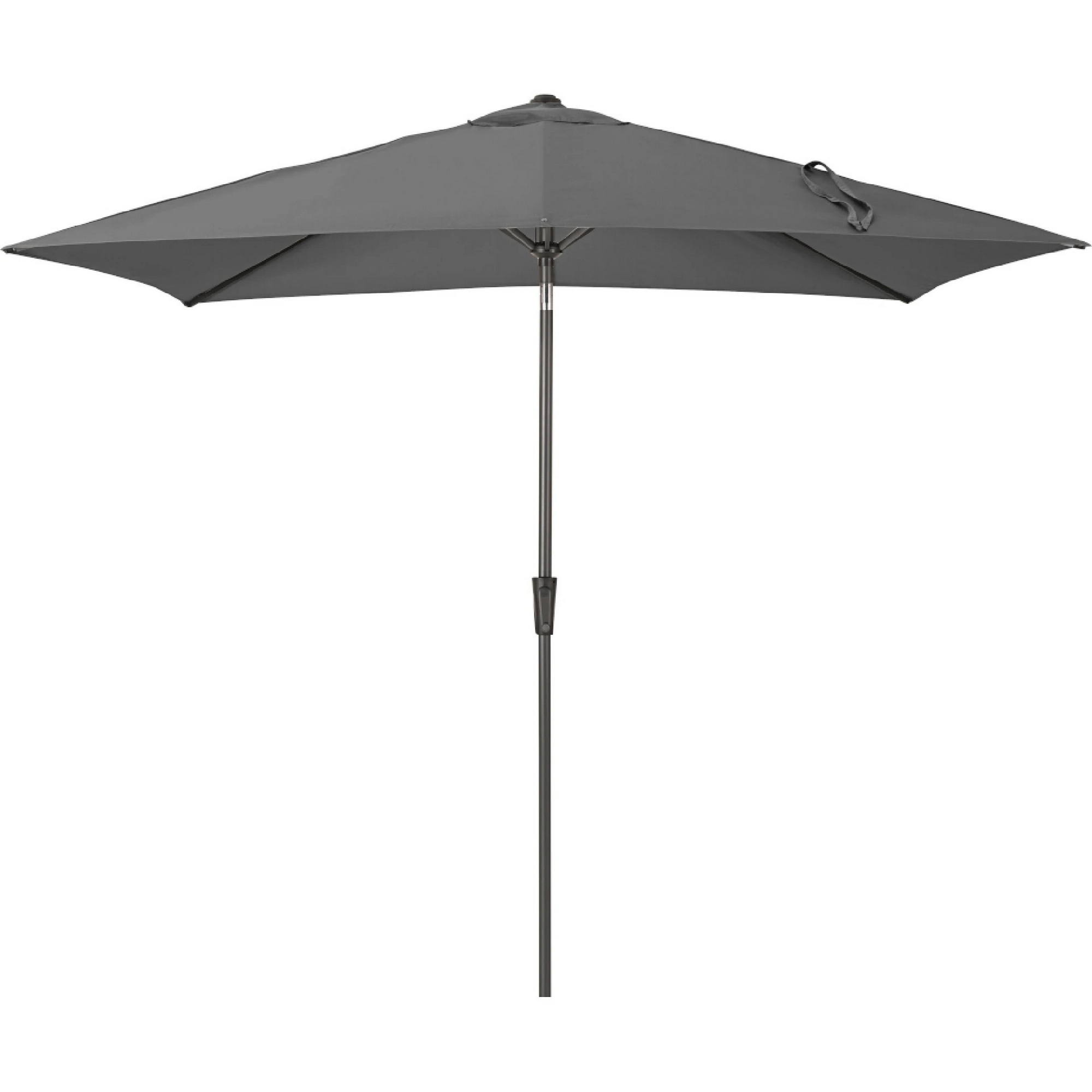 Sonnenschirm 'Fagus' anthrazit 250 x 200 cm, mit Kurbel
