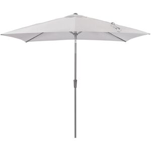 Sonnenschirm 'Fagus' grau 250 x 200 cm, mit Kurbel