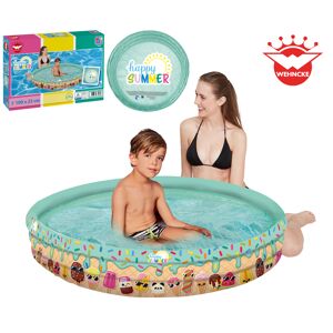 Planschbecken 'Happy Summer' mehrfarbig Ø 100 x 23 cm