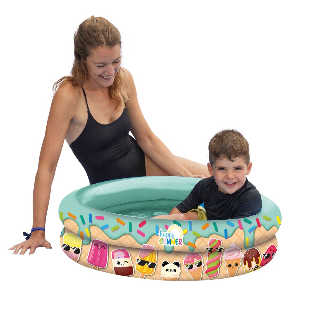 Planschbecken 'Happy Summer Babypool' mehrfarbig Ø 78 x 24 cm
