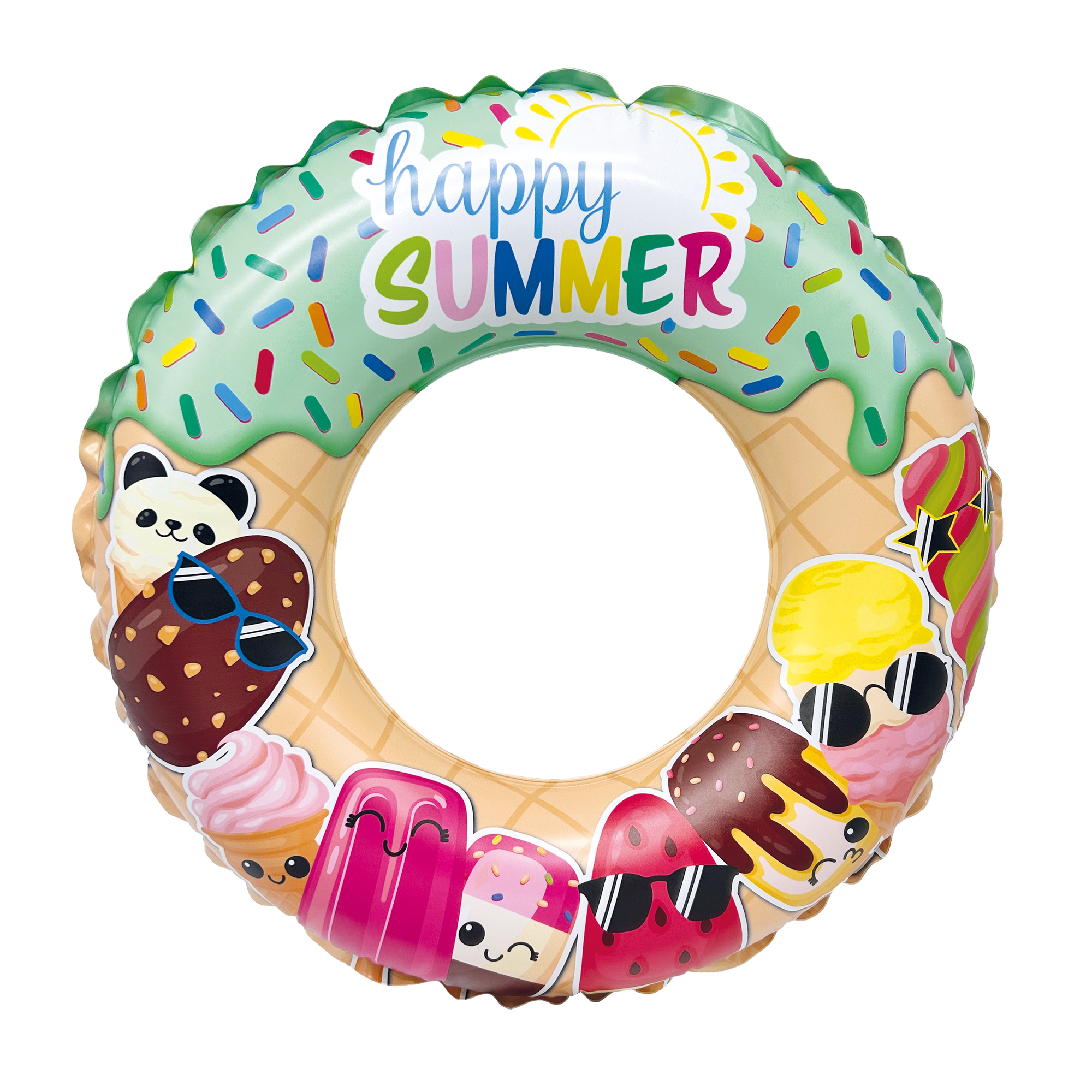 Schwimmring 'Happy Summer' mehrfarbig Ø 45 cm