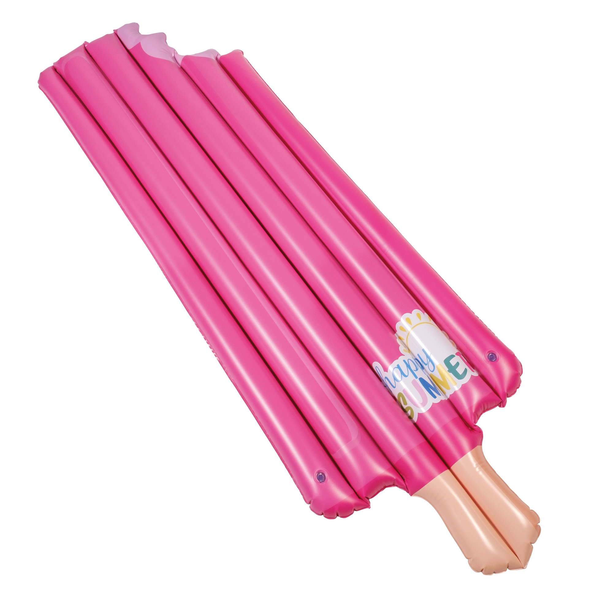 Luftmatratze 'Happy Summer Eis am Stiel' pink 70 x 15 x 175 cm
