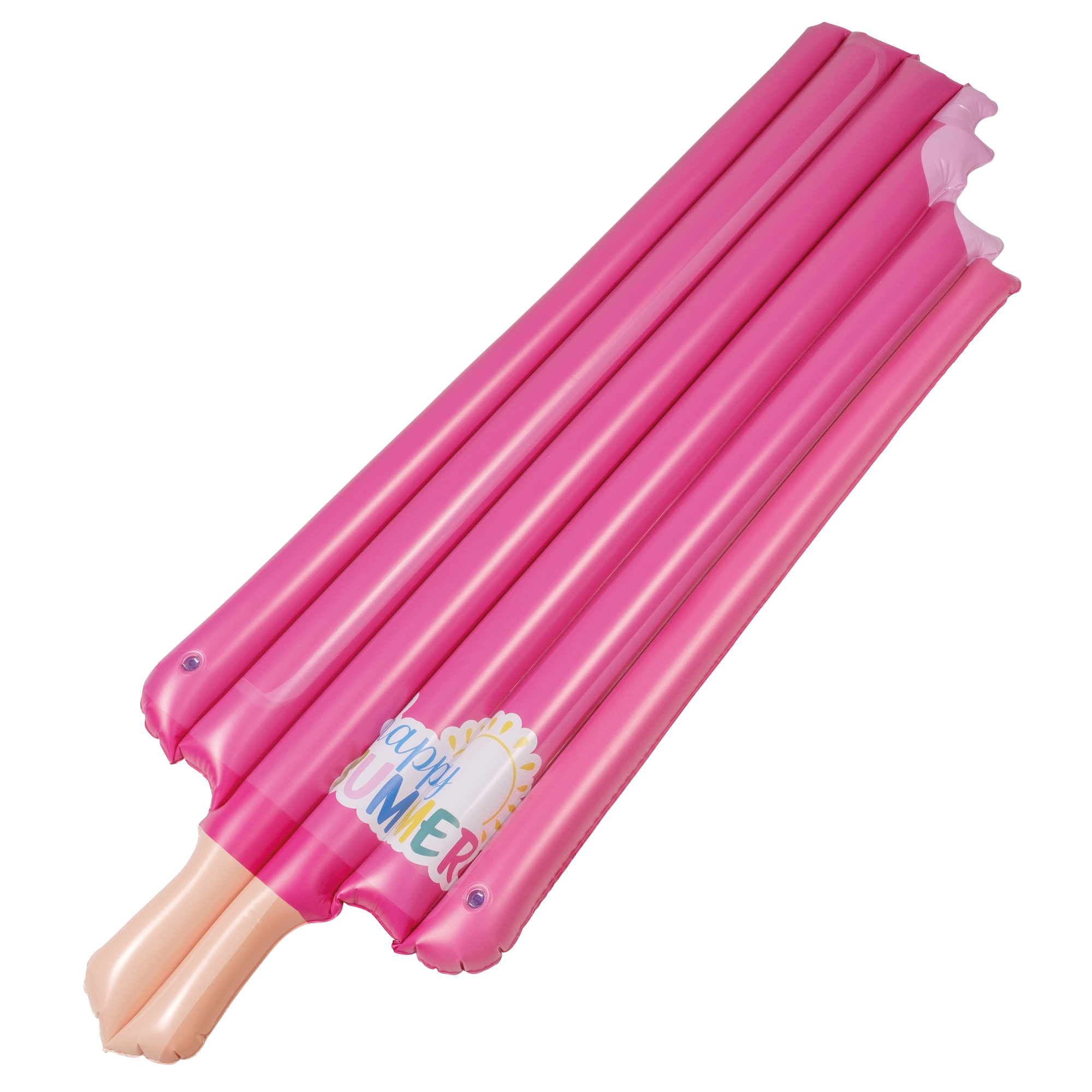 Luftmatratze 'Happy Summer Eis am Stiel' pink 70 x 15 x 175 cm