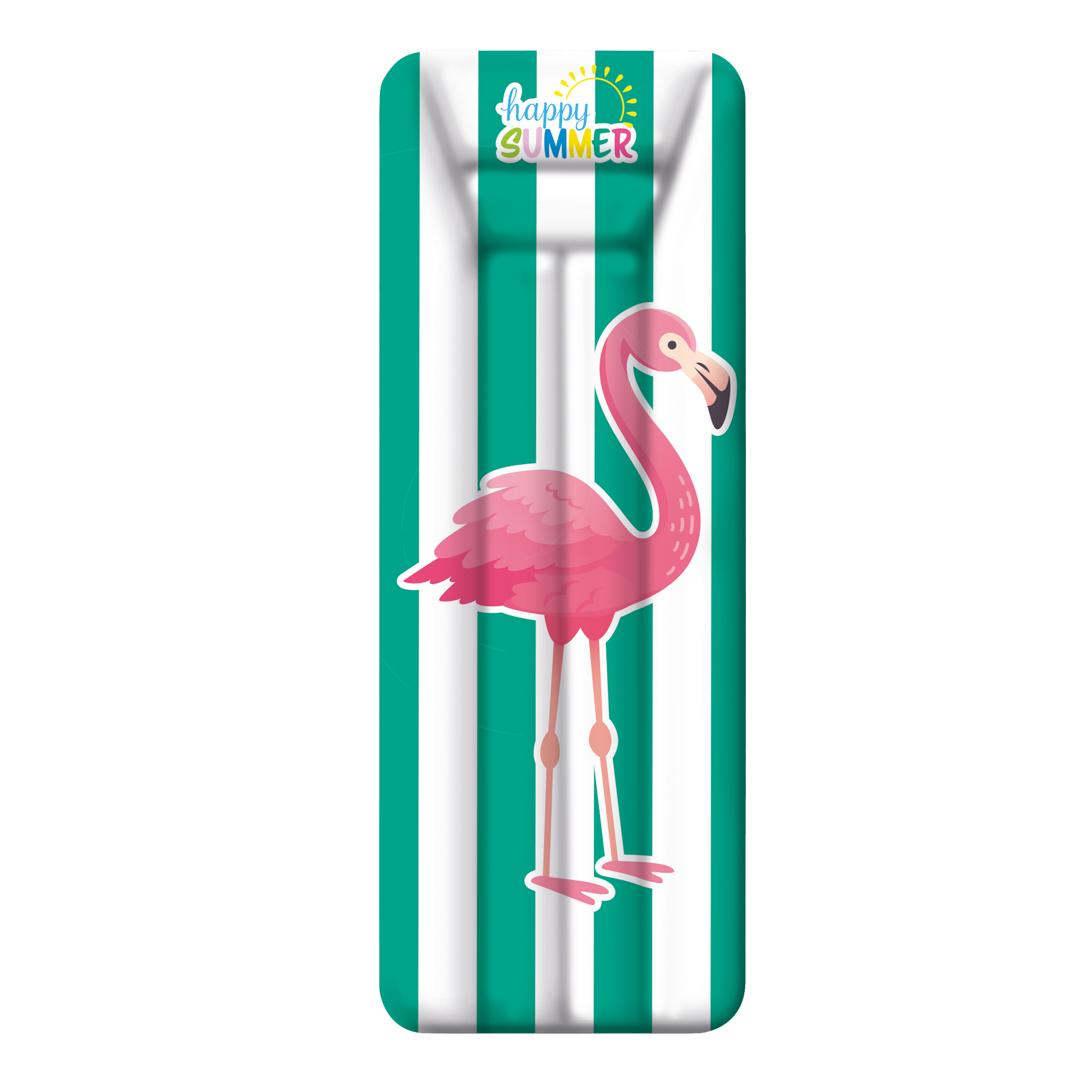 Luftmatratze 'Happy Summer' mehrfarbig 59 x 18 x 174 cm