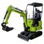 Minibagger-Set 'ZI-MBG1000D' 7 kW