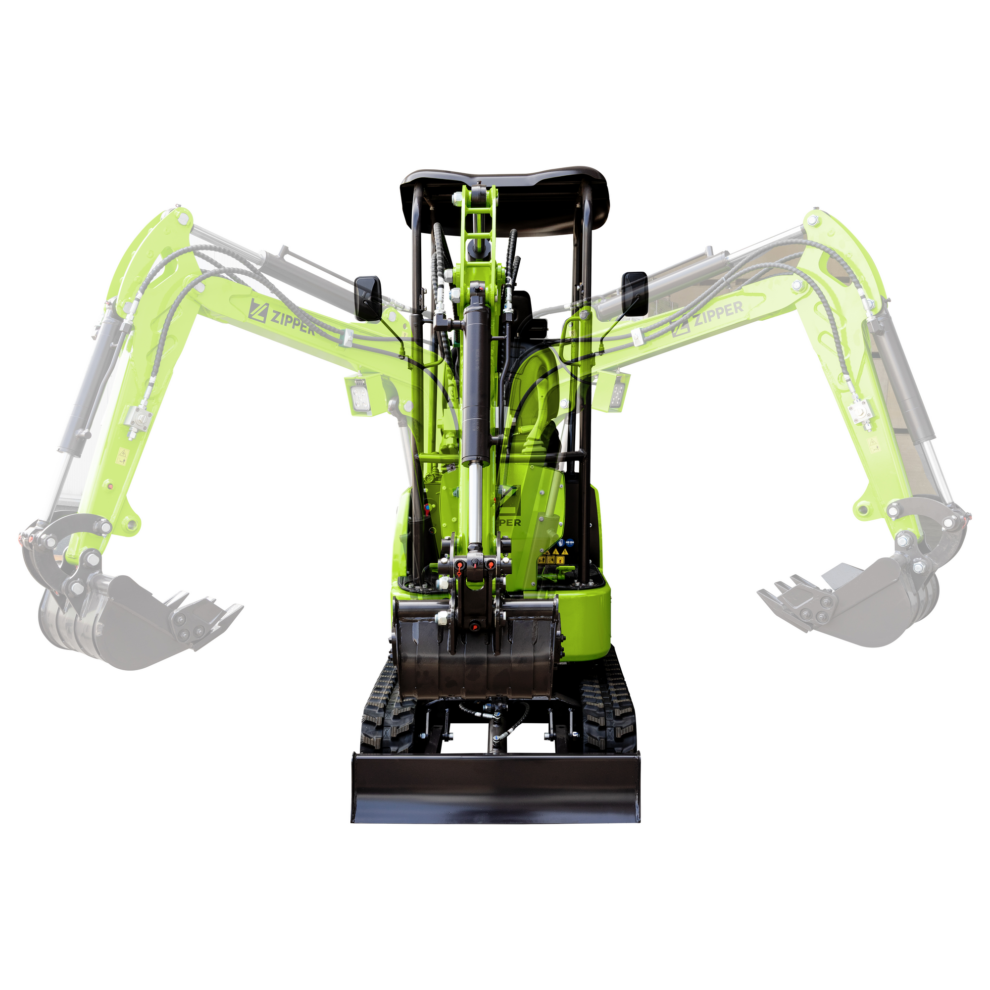 Minibagger-Set 'ZI-MBG1000D' 7 kW