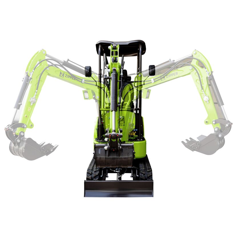 Minibagger-Set 'ZI-MBG1000D' 7 kW